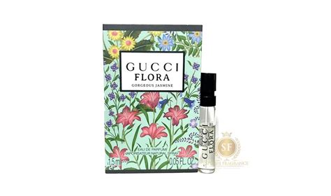 gucci jasmine perfume sample|gucci flora gorgeous jasmine sample.